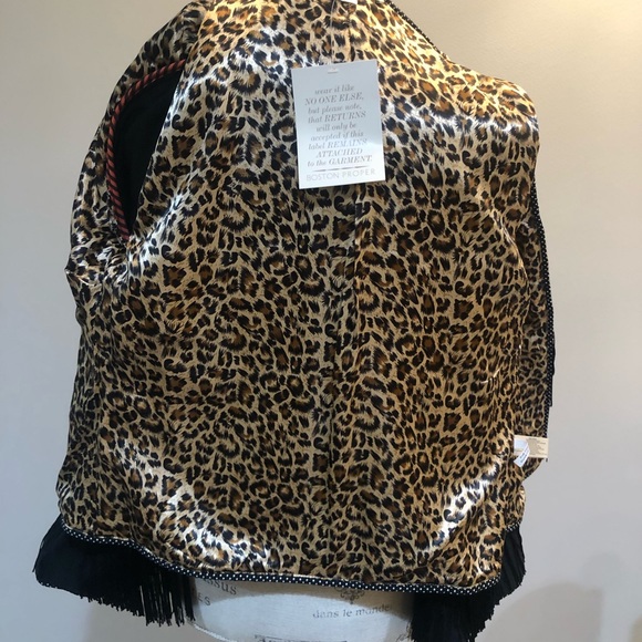 Boston Proper embroidered fringe jacket NWT - Picture 11 of 12